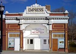 Full front outside view of Empress Theatre